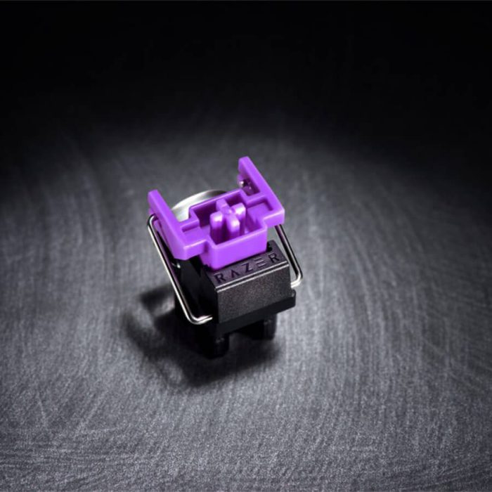 خریداری-کیبورد-گیمینگ-HUNTSMAN-Mini-Clicky-Purple-Switch-Mercury-Edition-ریزر ارزان