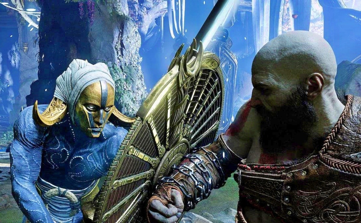 بازی God of War Ragnarok سپرهای دفاعی متعددی دارد