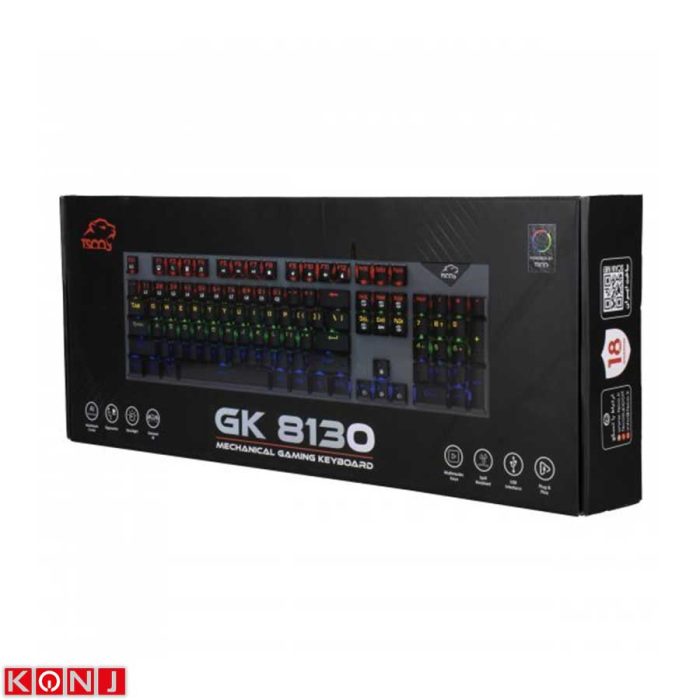 خرید صفحه کلید گیمینگ تسکو(TSCO) مدل GK 8130 کنج