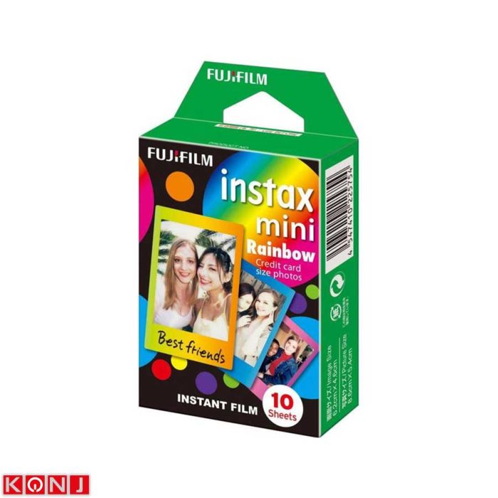 خرید فیلم مخصوص دوربین فوجی فیلم مدل Instax Mini Rainbow - کنج